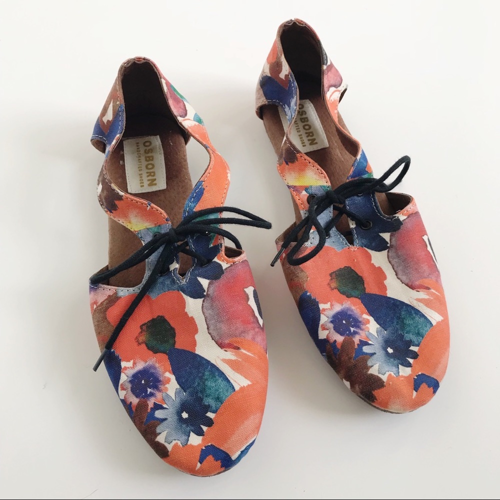 Osborn Handcrafted Shoes Flats Size 37